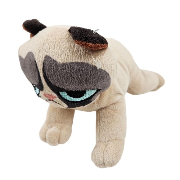 Grumpy Cat Stuffed Animal Plush Toy Pet 8" Kitty Novelty Funny - Picture 2 of 8